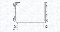 радиатор FIAT DOBLO 1.2, 1.4 радиатор FIAT DOBLO 1.2, 1.4