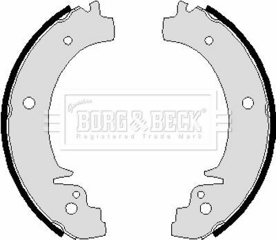 BBS6075 BORG & BECK - Тормозные колодки для барабанов BBS6075 BORG & BECK - Тормозные колодки для барабанов