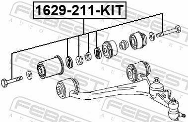 Болт с эксцентриком (рем-кт) MB E-class W211 03-09