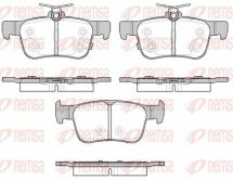 Комплект гальмівних колодок з 4 шт. дисків