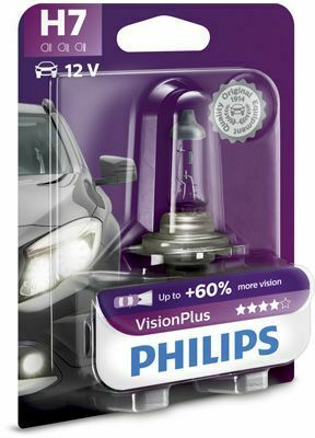 Лампа H7 VisionPlus (60%) 12V 55W PX26d Blst. 1 PC.