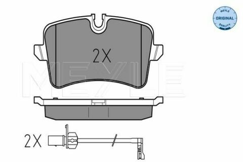 Колодки тормозные (задние) Audi A4/A5/A6/A7/A8/Porsche Macan 09-