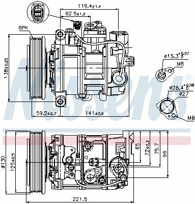 Компрессор AI A 4 S 4(00-)3.2 FSI(+)[OE 4E0260805AA]