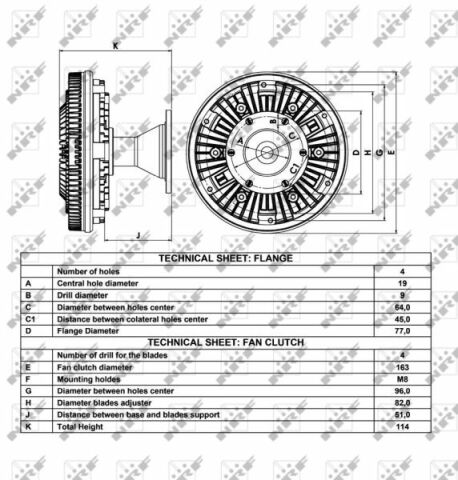 Муфта вентилятора MB LK/LN2 84-