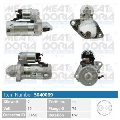 Стартер auris 2.0 d-4d 06-12, avensis 2.2 d-4d 08-18, rav 4 iii (_a3_) 2.2 d 4wd 08-13, lexus