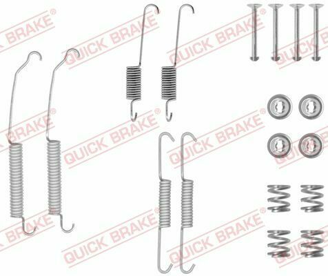 Комплект пружинок колодок ручника Citroen Xsara/Peugeot 205/306 83-