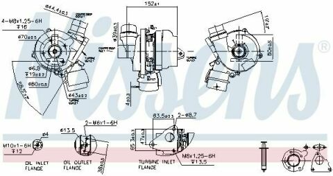 Турбина QASHQAI / QASHQAI +2 I 06-, RENAULT NISSAN