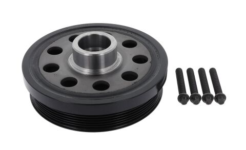 Шкив коленвала BMW 3 (E90/F30/F80)/ 5 (F10) 1.6-2.0 d 07- (с болтом), N47/M47 Шкив коленвала BMW 3 (E90/F30/F80)/ 5 (F10) 1.6-2.0 d 07- (с болтом), N47/M47