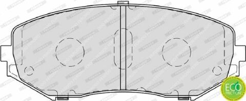 Гальмівні колодки перед. Suzuki Grand Vitara 05-15 (tociko)