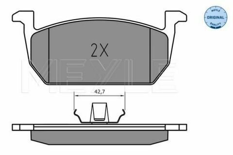 Колодки тормозные (передние) Audi A1 18-/Seat Leon 12-/Ibiza/VW Polo 1.0-1.6 17-