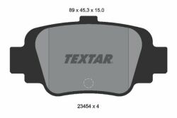 TEXTAR NISSAN Тормозные колодки задние MICRA K11 92-
