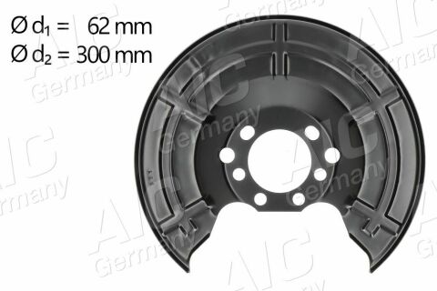 Захист диска гальмівного (заднього) Opel Zafira B/Astra H/G 04-15