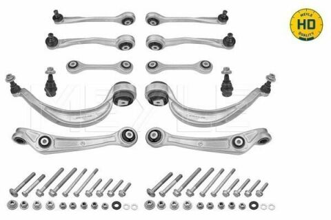 Комплект важелів підвіски (передньої) Audi A6/A7 1.8-4.0 10-18 (з болтами)