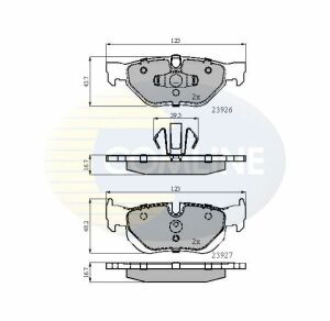 CBP01708 Comline - Тормозные колодки для дисков