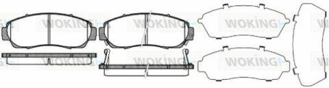 Гальмівні колодки пер. Civic/Crosstour/CR-V (05-21)