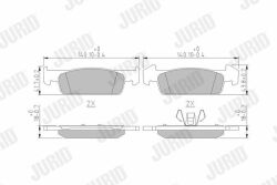 Гальмівні колодки передні Renault Sandero 1.2/1.6 2012–, Logan 2012–
