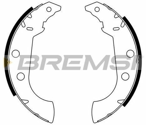 Гальмівні колодки зад. Peugeot 306 93-01, 405 87-95/Citroen ZX 93-98 (Bendix)