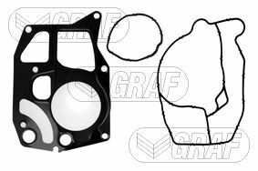 Помпа воды BMW X3 (F25)/X5 (F15/F85) 2.0 d (B47) 14- (R/B) (6 лоп) (6 кан)