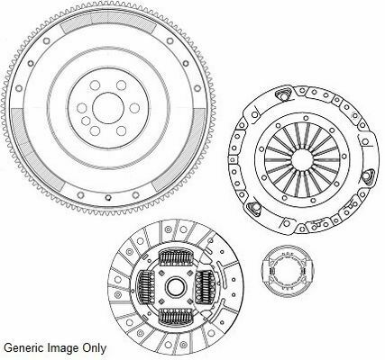 Комплект для переобладнання Avensis 99-08/Corolla 02-09 2.0 D-4D (235mm)(суцільний+к-кт зчеплення)