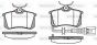 Тормозные колодки зад. Caddy III/IV/Passat/Audi A4/A6 (Lucas), фото 1 - интернет-магазин Auto-Mechanic