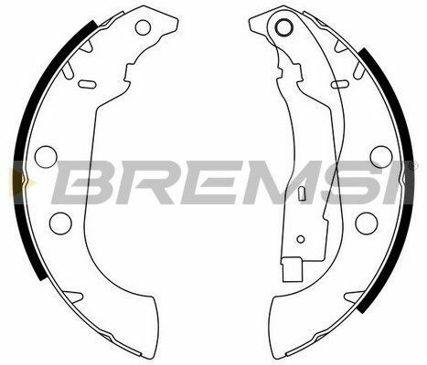 Тормозные колодки задние Xsara 97-05/Peugeot 306 93-2 (Bendix) (229х42)