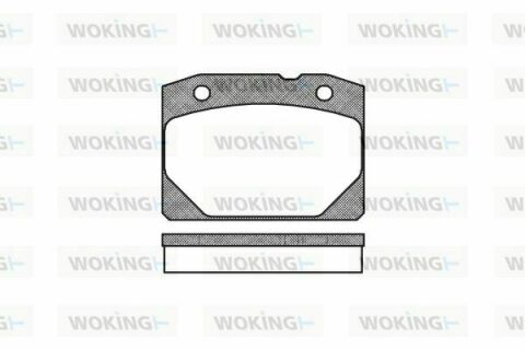 Гальмівні колодки пер. Kalina/Nova/Riva (70-04)