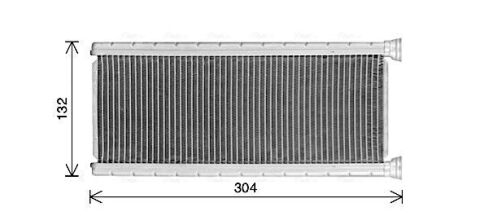 Радиатор отопления BERLINGO 1.2, 1.5 18-, C4 12-, OPEL, PEUGEOT, DS, VAUXHALL