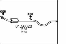 Средняя часть выхлопной системы (Резонатор) Средняя часть выхлопной системы (Резонатор)