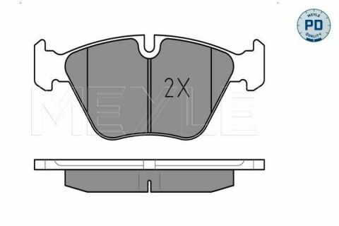 Колодки тормозные (передние) BMW 5 (E39) 95-04 PD (Ate)