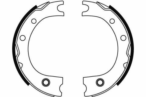 GS8716  TRW - Гальмівні колодки до барабанів