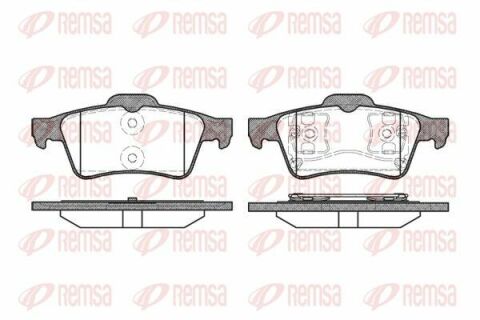 Тормозные колодки задн. OPEL Vectra C NISSAN Primera 01- RENAULT Espase, Vel Satis 02-