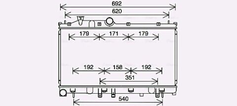 Радиатор охлаждения FORESTER (SJ) 2.0 XT AWD 13- SUBARU