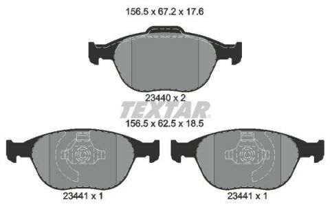 Колодки гальмівні (передні) Ford Connect 02- (Teves) Q+ Колодки гальмівні (передні) Ford Connect 02- (Teves) Q+