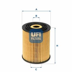Фильтр масляный 1.4MPI 16V,1.6MPI 16V FIAT 500X 15-, Tipo 15-; JEEP Renegade 14-; MINI Cooper R50 00-06; CHRYSLER Neon 00-04, PT Cruiser 00-10