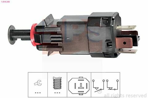 EPS OPEL Выключатель STOP-сигналов Corsa 00-, Combo 01-, Meriva 03-.