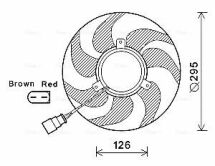 Вентилятор двигателя SEAT; VW; SKODA; AUDI (выр-во AVA) Вентилятор двигателя SEAT; VW; SKODA; AUDI (выр-во AVA)