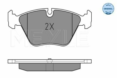 Колодки гальмівні (передні) BMW 3 (E46) 98-07/ X3 (E83)03-11 (Ate)