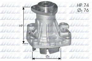 Насос води без корпусу! Scorpio 2.5TD 94-,Chrysler Voyager -95,Jeep,Opel FORD