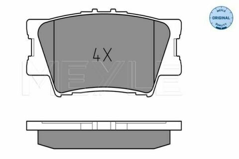 Колодки тормозные (задние) Toyota Rav4 06- (96.6x49.2)