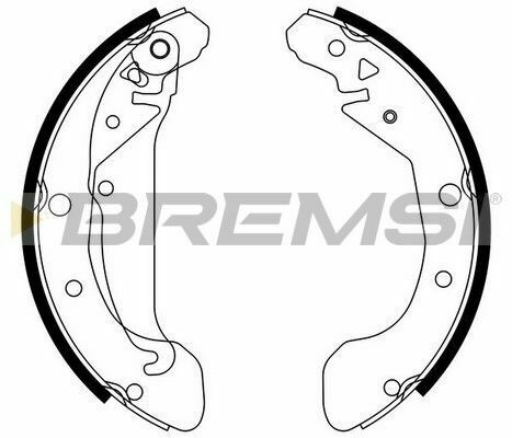 Тормозные колодки зад. Chevrolet Rezzo 05-/Daewoo Rezzo 00- (TRW)