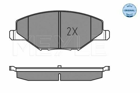 Колодки тормозные (передние) Skoda Fabia II/III 07-/VW Polo 10-