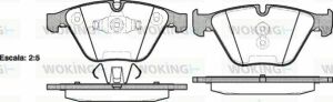 Гальмівні колодки пер. BMW 3 (E90)/5 (E60)/7 (E65) 02-13 (ATE)