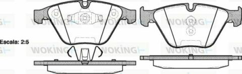 Тормозные колодки пер. BMW 3 (E90)/5 (E60)/7 (E65) 02-13 (ATE)