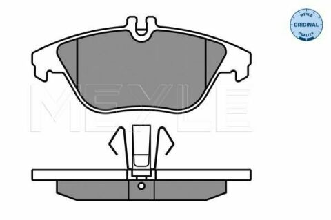 Тормозные колодки (задние) MB C-class (W204/C204)/E-class (C207/A207) 1.6-5.5 07- (ATE)