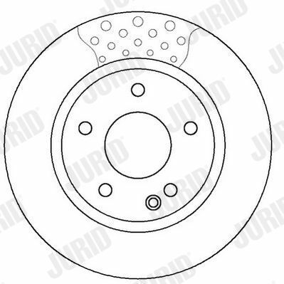JURID DB Диск тормозной передн.Vaneo 01-