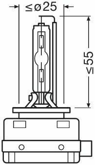 ЛАМПА 66140XNN 35W PK32D-2 FS1 OSRAM