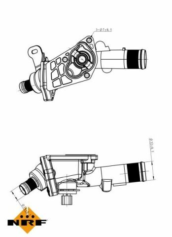 Термостат Renault Kangoo/Megane III/IV/Scenic III/IV 1.5dCi 09- (83°C)