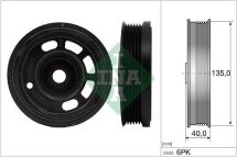 Шків колінвалу Audi A1/A3/Q2/Skoda Fabia/Kamiq/VW Caddy 1.0 15-
