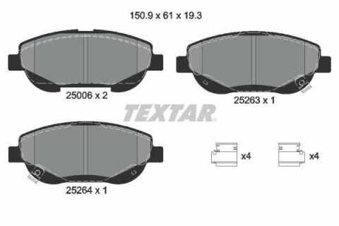 Колодки гальмівні (передні) Toyota Avensis 2.0D/2.2D 09- (Bosch) Q+