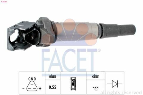 Катушка зажигания BMW 3(E90/E91/E92/E93), 5(E60/E61/F10/F11), 6(E63/E64) 1.6-3.0i 03-13